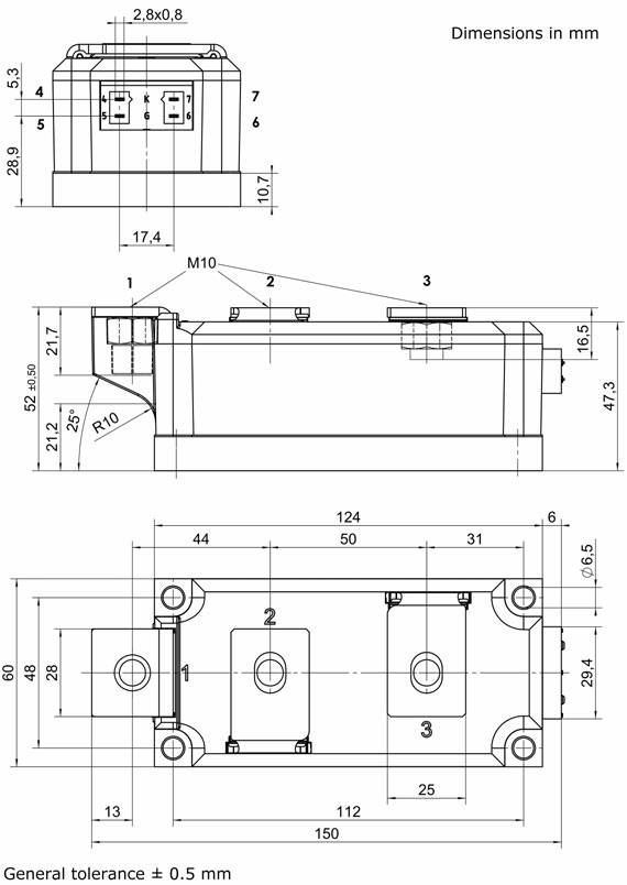 شماتیک دوبل تریستور SKKT 570